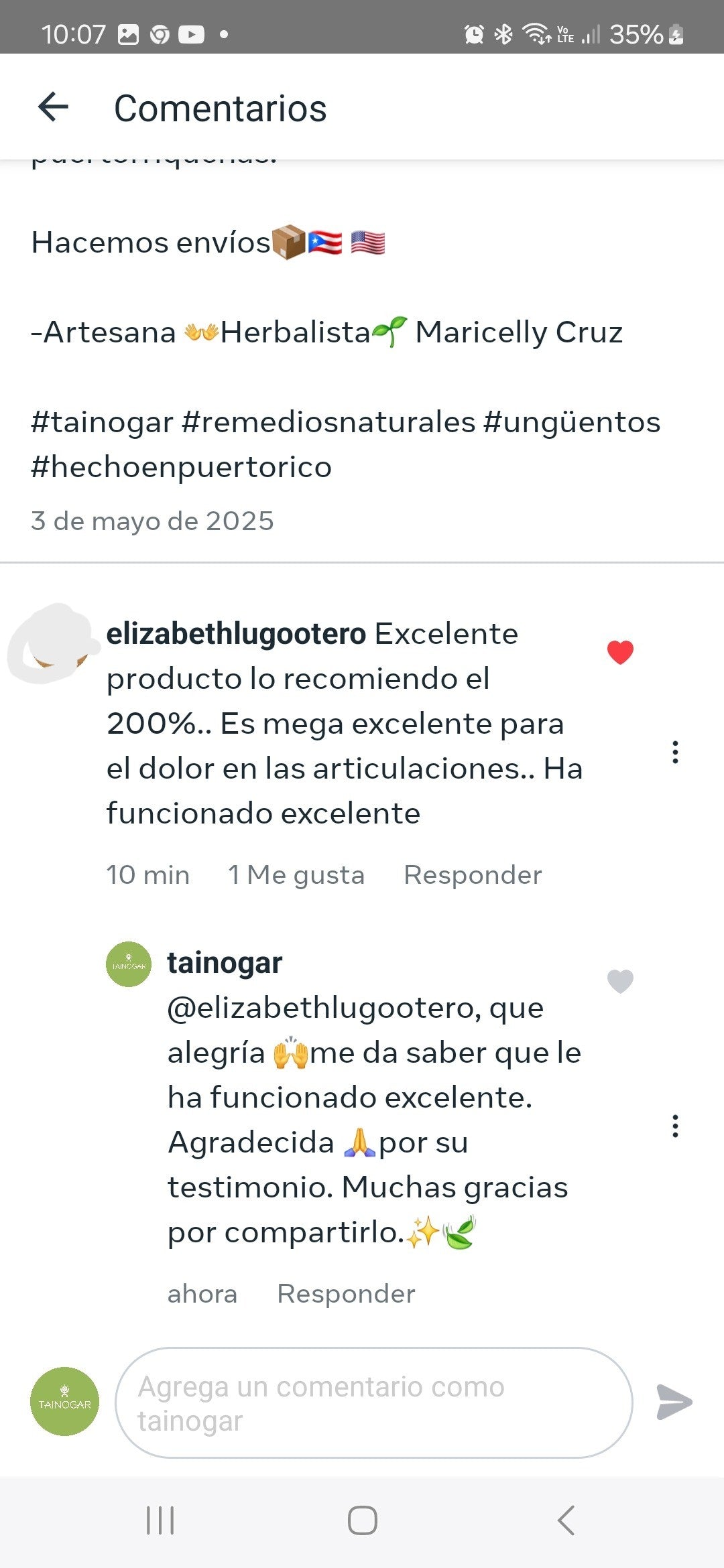 Ungüento de Árnica