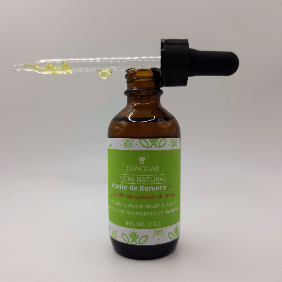 Aceite de Romero para el cabello + Semilla de Aguacate + Linaza