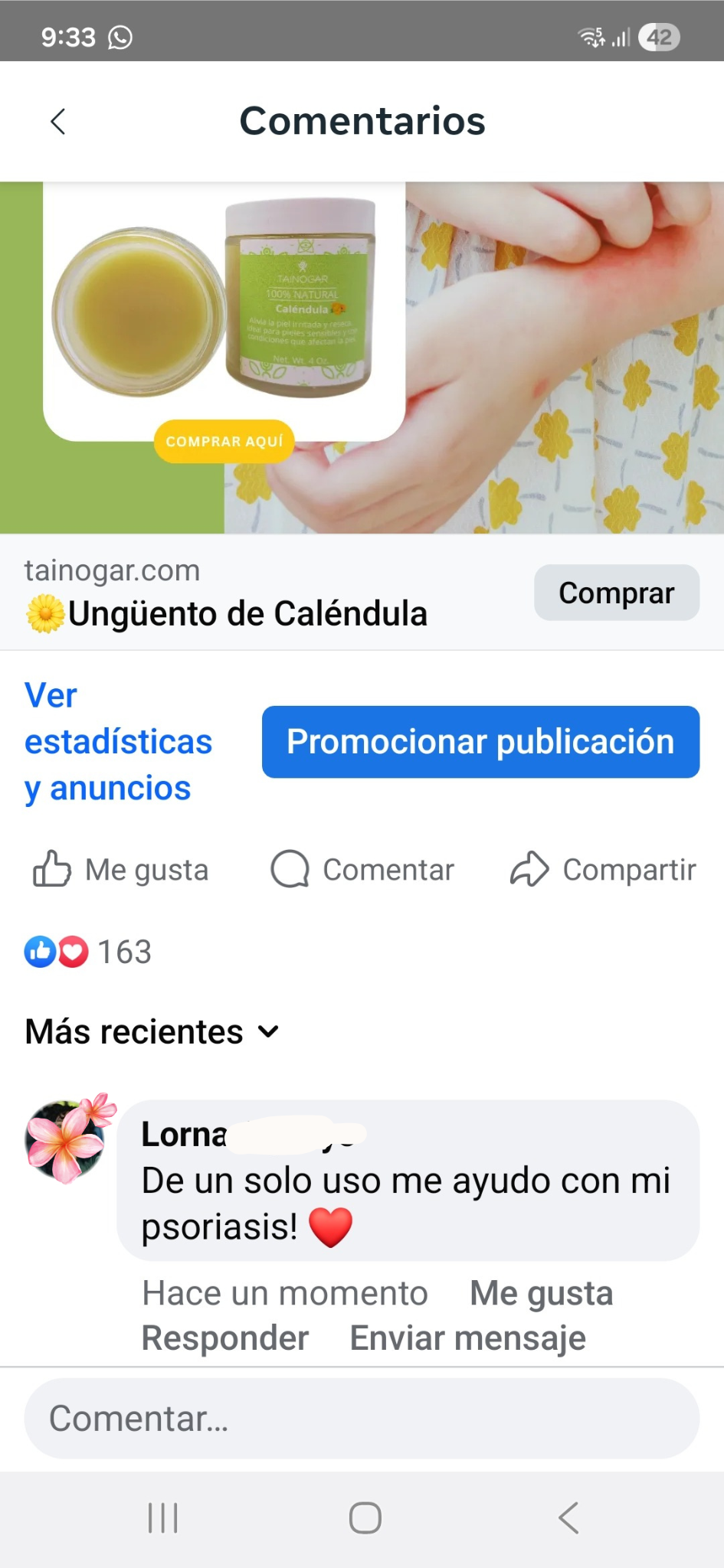 Bundle Caléndula 1 Jabón 5oz. + 1 Ungüento Caléndula 4 oz